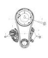 Diagram for 2012 Dodge Charger Timing Chain Tensioner - 53022115AH