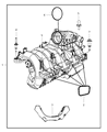 Diagram for Chrysler Aspen Intake Manifold - 53032761AH