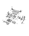 Diagram for Ram ProMaster 2500 Battery Tray - 68169810AB