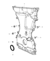 Diagram for Dodge Caliber Timing Cover - 4884466AC