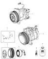 Diagram for 2011 Jeep Patriot A/C Clutch - 68068755AA
