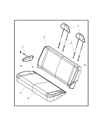 Diagram for 2016 Chrysler Town & Country Seat Cushion - 5SU22HL5AA