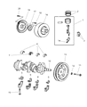 Diagram for Chrysler Piston Ring Set - 5241052