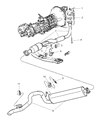 Diagram for 2002 Jeep Liberty Tail Pipe - 52101120AC