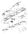 Diagram for Chrysler Town & Country Dome Light - 68149284AA