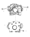 Diagram for Chrysler 300 Oil Pump - 53021622BE