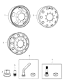 Diagram for 2018 Ram 4500 Spare Wheel - 1CM11S4AAA
