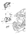 Diagram for 2008 Jeep Compass Engine Mount Bracket - 5105492AE