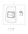 Diagram for 2020 Ram 1500 Tail Light - 55112991AD