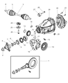 Diagram for Chrysler Axle Shaft Seal - 5127704AB