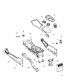 Diagram for 2018 Dodge Challenger Armrest - 5LE49LV5AG