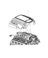 Diagram for 2020 Dodge Charger Engine Cover - 4591895AI