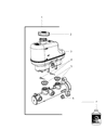 Diagram for Ram Brake Master Cylinder - 4581585AA