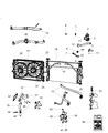 Diagram for Chrysler Sebring Fan Shroud - 68031872AA