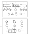 Diagram for Jeep Commander Throttle Body Gasket - 4666113AC