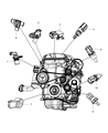 Diagram for Jeep Compass Oil Pressure Switch - 68003360AA