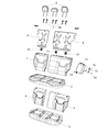 Diagram for 2019 Jeep Renegade Seat Cover - 6XU90U00AA