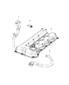 Diagram for 2020 Jeep Renegade Crankcase Breather Hose - 5047878AA