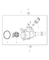 Diagram for Dodge Thermostat Housing - 5047772AB