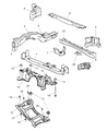 Diagram for Chrysler Town & Country Axle Beam - 4694854AE