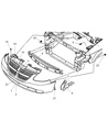 Diagram for Chrysler Town & Country License Plate - 4857352AB