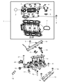Diagram for Chrysler Town & Country Fuel Rail - 4861666AA