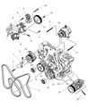 Diagram for Chrysler LHS Power Steering Pump - 5166226AA