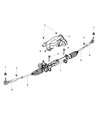 Diagram for 2012 Chrysler Town & Country Rack And Pinion - R5151705AF