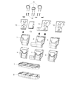 Diagram for 2015 Jeep Renegade Seat Cover - 5ZD62PS4AA