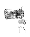 Diagram for 2011 Jeep Liberty Transmission Mount - 52125139AD