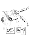 Diagram for 1994 Dodge Ram Wagon Differential Bearing - 4746604