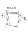 Diagram for 2022 Chrysler Voyager Radiator Support - 68292241AB