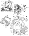 Diagram for 2008 Jeep Liberty HVAC Pressure Switch - 5011346AA