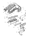 Diagram for Chrysler Pacifica Throttle Body - 4861691AA