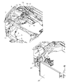 Diagram for 2006 Chrysler Town & Country A/C Hose - 5066634AA