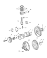 Diagram for 2008 Dodge Sprinter 2500 Piston Ring Set - 5098880AA