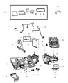 Diagram for 2013 Ram 1500 Blower Motor Resistor - 68048900AA