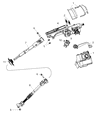 Diagram for Jeep Steering Column Cover - 1AJ27DX9AB