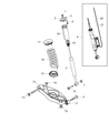 Diagram for 2020 Dodge Charger Shock And Strut Mount - 68042668AC
