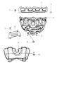 Diagram for Chrysler Sebring Exhaust Manifold - 4693342AD