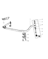 Diagram for Dodge Ram 1500 Sway Bar Bushing - 55398036AA