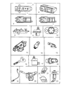 Diagram for Chrysler Mirror Switch - 4760174AD