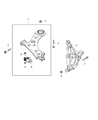 Diagram for 2015 Jeep Renegade Steering Knuckle - 4787702AA
