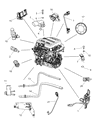 Diagram for 2012 Jeep Liberty Oil Pressure Switch - 5149064AA