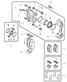 Diagram for Chrysler Sebring Brake Caliper - 4605A018