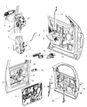 Diagram for 2009 Dodge Ram 4500 Door Latch Assembly - 55372844AB