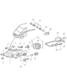 Diagram for Dodge Sprinter 3500 Headlight Bulb - 5104684AA
