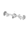 Diagram for Ram 1500 Classic Axle Shaft - 68334751AG