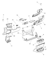 Diagram for 2017 Ram ProMaster 1500 Steering Column Cover - 1ZS75LAHAA