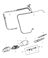 Diagram for 2019 Jeep Grand Cherokee Wiper Arm - 68079868AA